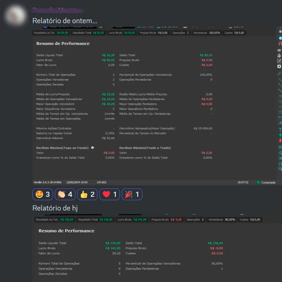 Depoimento de trader da Comunidade Positive