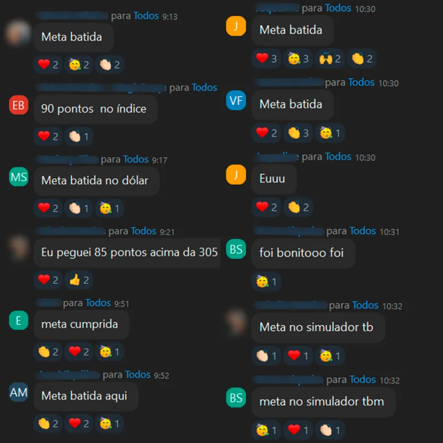 Depoimento de trader da Comunidade Positive