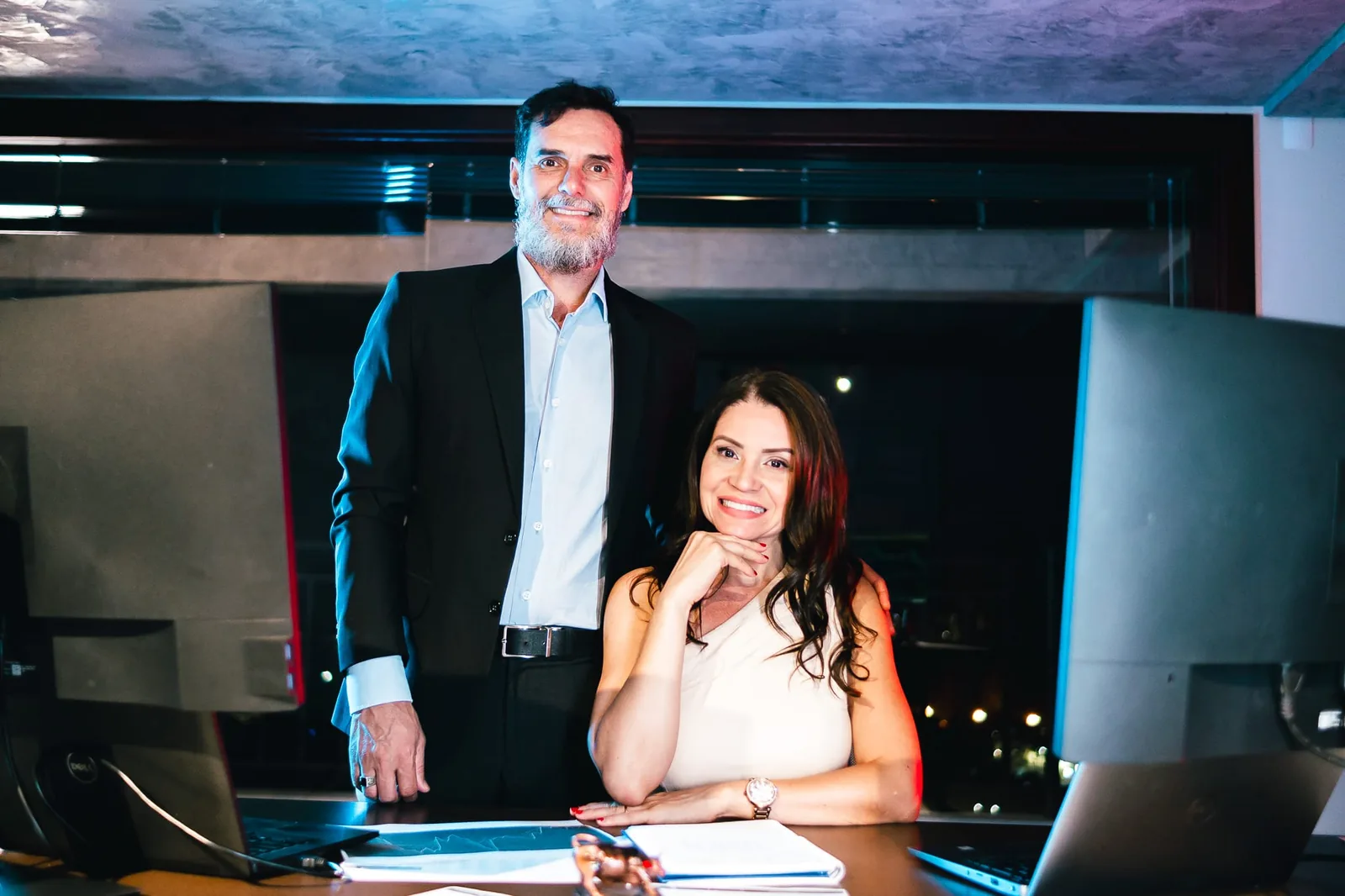 Equipe Positive no atendimento aos alunos